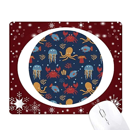Tapis de souris Pieuvre couleuré 18x22 cm