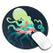 Tapis de souris Pieuvre noir - miniature variant 1