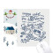 Tapis de souris Pieuvre 18x22 cm - miniature