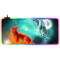Tapis de souris Renard XXL LED 900x400 mm - miniature
