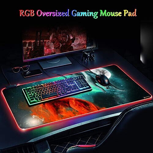 Tapis de souris Renard XXL LED 900x400 mm variant 2 