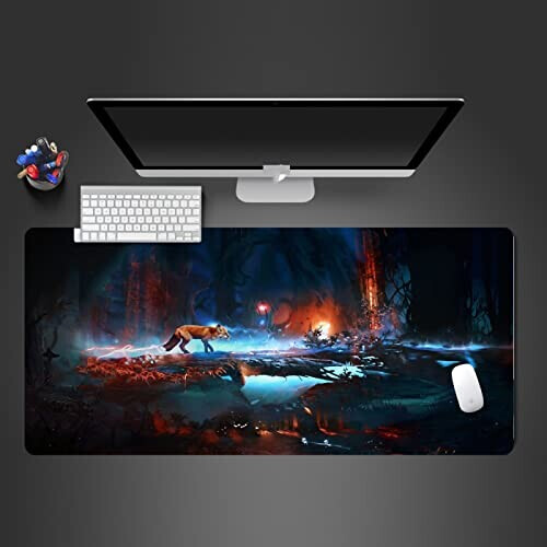 Tapis de souris Renard a- XXL 900x400 mm