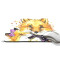 Tapis de souris Renard multicolore 190x250 mm - miniature variant 1