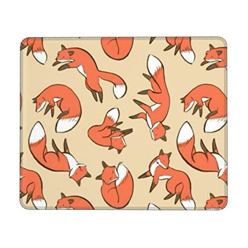 Tapis de souris Renard de nombreux s 18x22 cm