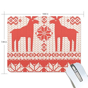 Tapis de souris Renne multicolore 25x20 cm