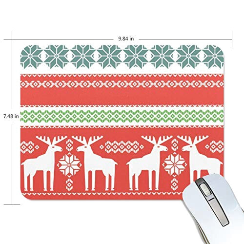Tapis de souris Renne multicolore 25x20 cm