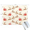 Tapis de souris Renne multicolore 25x20 cm - miniature