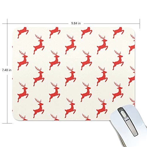 Tapis de souris Renne multicolore 25x20 cm