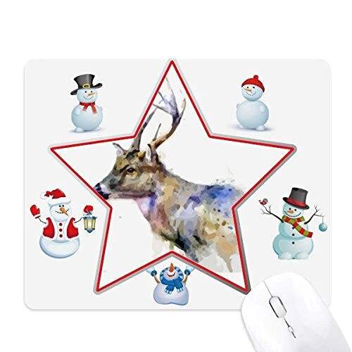 Tapis de souris Renne multicolore 18x22 cm