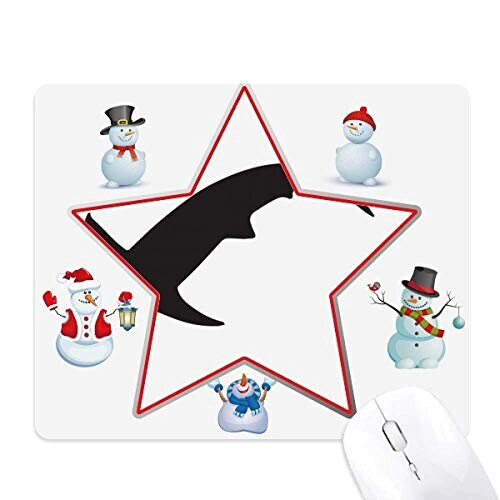 Tapis de souris Requin multicolore 18x22 cm