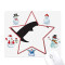 Tapis de souris Requin multicolore 18x22 cm - miniature