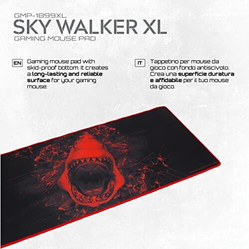 Tapis de souris Requin blanc xl 800x350 mm variant 0 