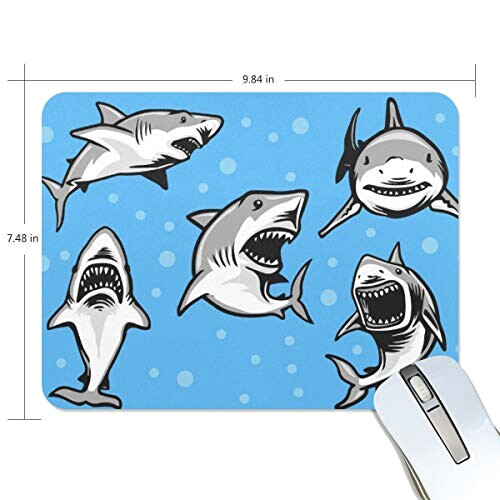 Tapis de souris Requin blanc 190x250 mm