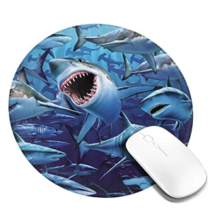 Tapis de souris Requin 200x200 mm