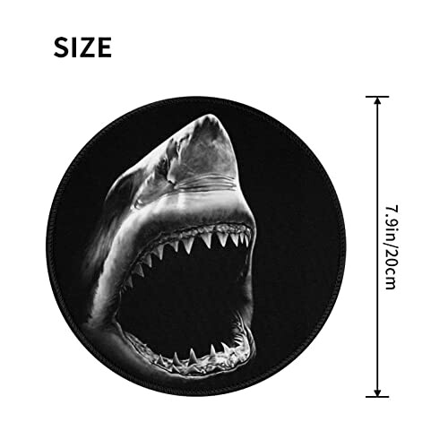 Tapis de souris Requin noir variant 1 