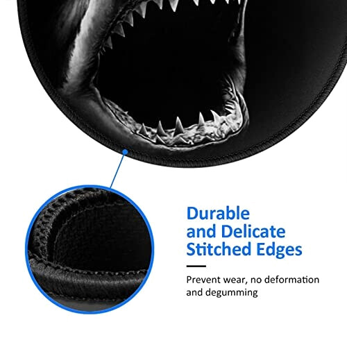Tapis de souris Requin noir variant 3 