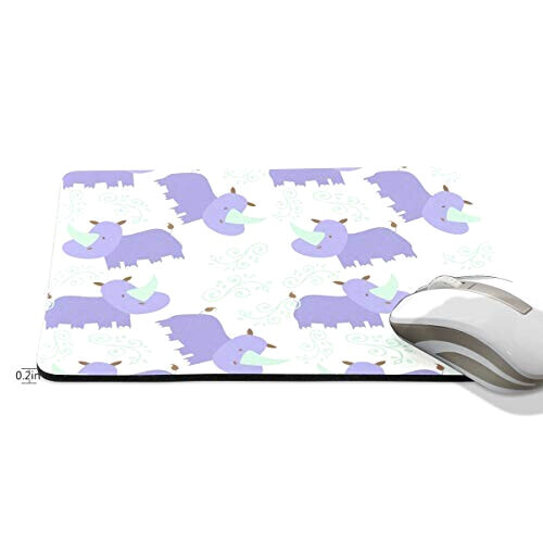 Tapis de souris Rhinocéros violet 190x250 mm variant 0 