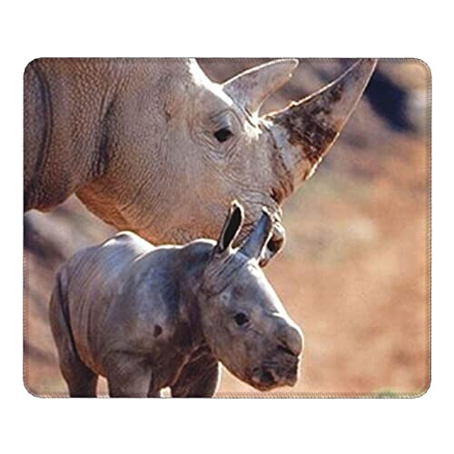 Tapis de souris Rhinocéros 30x25 cm