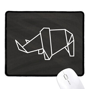 Tapis de souris Rhinocéros noir 18x22 cm