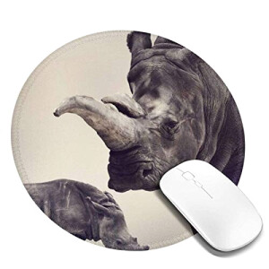 Tapis de souris Rhinocéros géant 200x200 mm