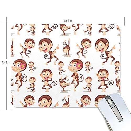 Tapis de souris Singe multicolore 190x250 mm