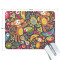 Tapis de souris Singe multicolore 25x20 cm - miniature