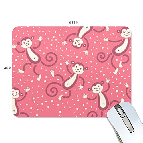 Tapis de souris Singe multicolore 25x20 cm