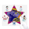 Tapis de souris Taureau multicolore 18x22 cm - miniature
