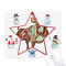Tapis de souris Taureau multicolore 18x22 cm - miniature