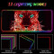 Tapis de souris Tigre rouge b XXL LED 900x400 mm - miniature variant 2