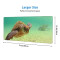 Tapis de souris Tortue noir 80 x 30 80x30 cm - miniature variant 2