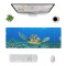 Tapis de souris Tortue noir 80 x 30 80x30 cm - miniature variant 2