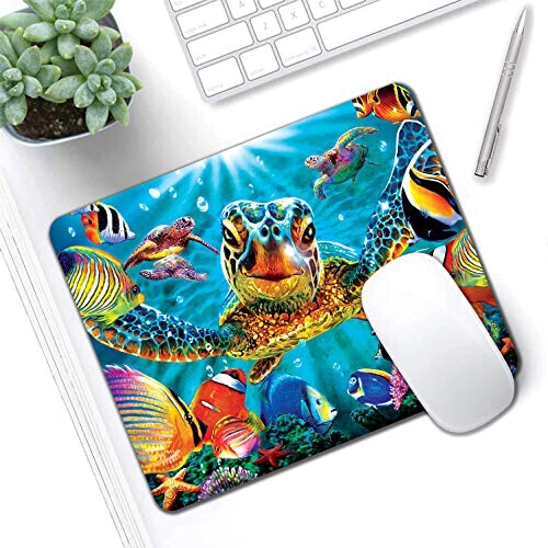 Tapis de souris Tortue de mer cool 240x200 mm variant 5 