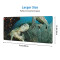 Tapis de souris Tortue noir 80 cm x 30 80x30 cm - miniature variant 2