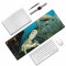 Tapis de souris Tortue noir 80 cm x 30 80x30 cm - miniature variant 8