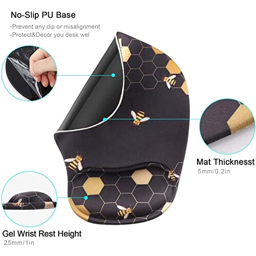 Tapis de souris Abeille variant 2 