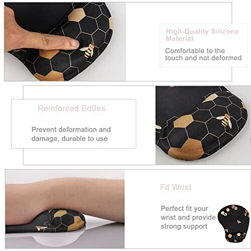 Tapis de souris Abeille 22.7x25.3 cm variant 0 
