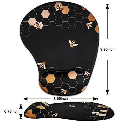 Tapis de souris Abeille 22.7x25.3 cm variant 2 