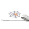 Tapis de souris Araignée multicolore 190x250 mm - miniature variant 1