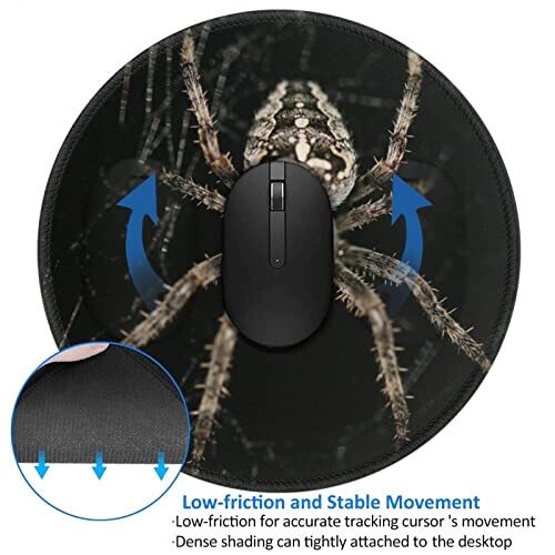 Tapis de souris Araignée noir variant 2 