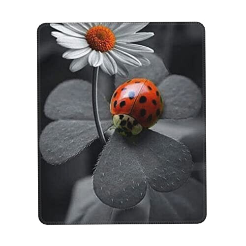 Tapis de souris Coccinelle noir 18x22 cm variant 5 