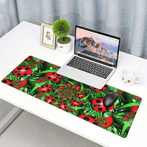 Tapis de souris Coccinelle - rouge variant 3 