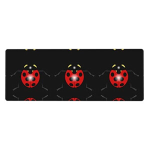 Tapis de souris Coccinelle noir 80 x 30 31.5x11.8 cm