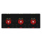 Tapis de souris Coccinelle noir 80 x 30 31.5x11.8 cm - miniature