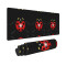 Tapis de souris Coccinelle noir 80 x 30 31.5x11.8 cm - miniature variant 1