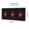 Tapis de souris Coccinelle noir 80 x 30 31.5x11.8 cm - miniature variant 3