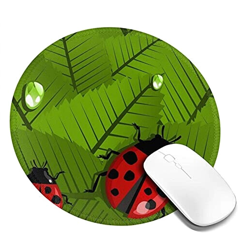 Tapis de souris Coccinelle 200x200 mm