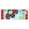 Tapis de souris Coccinelle noir 80 x 30 80x30 cm - miniature