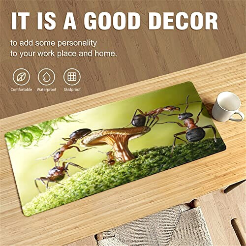 Tapis de souris Fourmi multicolore 90 cm x 40 90x40 cm variant 6 
