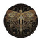 Tapis de souris Libellule noir 20.3x20.3 cm - miniature